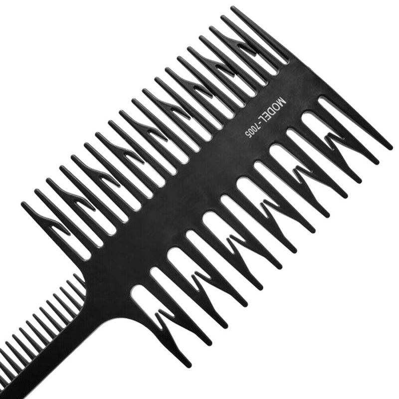 Pointed Tail Fish Bone Shape Comb Hair Dyeing Coloring Sectioning Comb Hair T
