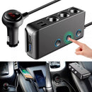 12V Car Cigarette Lighter Splitter Power Adapter Outlet 3 Sockets +4 USB Charger
