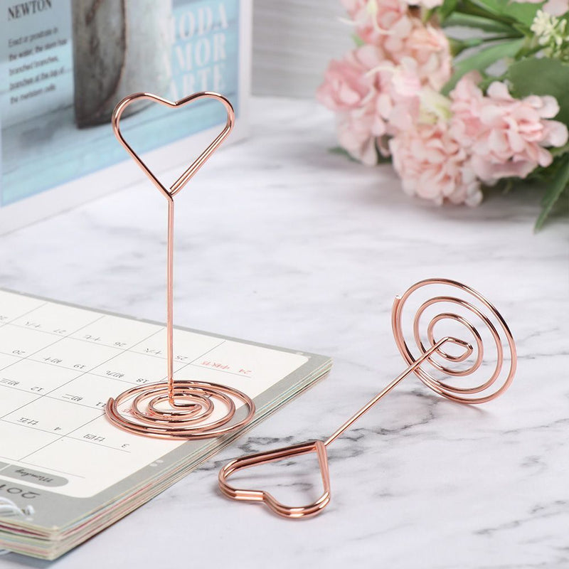 Desktop Decoration Clamps Stand Photos Clips Table Numbers Holder Place Card