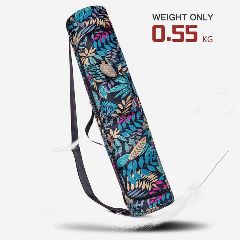 2pcs Printed Yoga Mat Pilates Fitness Sports Exercise Pad Carry Backpack