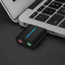 Vention Sound Card USB to 3.5mm Jack Female Headphone External Audio Card