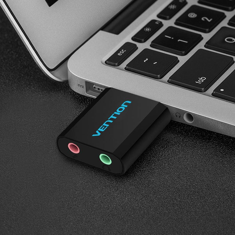 Vention Sound Card USB to 3.5mm Jack Female Headphone External Audio Card