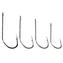 150pcs High Carbon Steel Barbed Fishing Hooks Sea Fishing Bait Holders