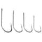 150pcs High Carbon Steel Barbed Fishing Hooks Sea Fishing Bait Holders