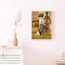 Little Boy Dog Picture Rhinestones Full Round 5D DIY Diamond Painting Handwork