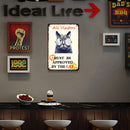 Metal Signs Cat Iron Painting Metal Home Wall Art Plaque Poster 20x30cm