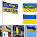 Fabric Ukrainian National Flags Garden Flags House Banner Ukraine Flag