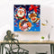 Full Drill Round Diamond Painting 5D DIY Snowman Elk Cross Stitch Embroidery Kit