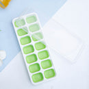 14 Grid DIY Popsicle Ice Cube Maker Freezer Removable Plate Ice Cube Tray Cov