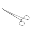 Stainless Steel Fish Hook Remover Curved Tip Fishing Locking Forceps (18cm)