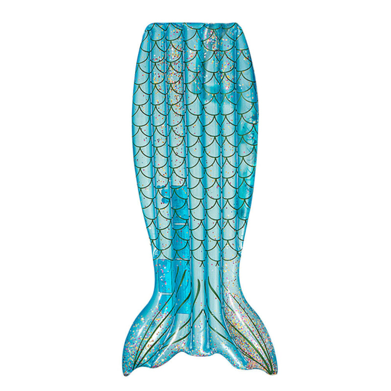 Pool Floats Bed Mattress Inflatable Water Hammock Lounger for Adults (Blue)