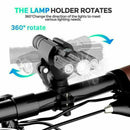 MTB Rechargeable With Rack Bike Lights Rear Lights LED Torch Bicycle Front Lamp