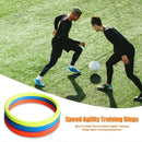 5pcs 30cm 40cm Dia Soccer Speed Agility Rings Football Training Equipment G
