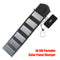 Foldable 10.5W USB Solar Panel Charger Outdoor Mobile Power Battery Chargin