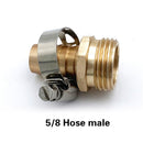 Quick Connect 5/8 Inch Garden Hose Repair Joint Set Water Pipe Repair Joint
