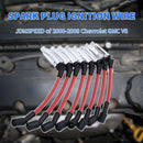 8x Car Engine Spark Plug Ignition Wire Cable Kit for Chevrolet GMC V8 2000-20