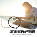 2pcs/lot 1m/3.28ft Guitar Pickup Copper Cable Cloth-covered Pushback Wires Newly