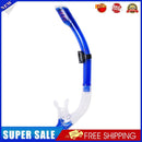 Diving Snorkel Professional Swim Breathing Tube Hose (Transparent Blue)