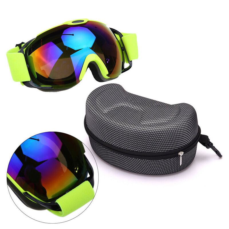 Ski Goggles Case Travel Skiing Glasses Storage Box Carrying Zipper Holder Tool