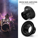 Drum Bottom Microphone Loudspeaker Bass Voice Amplifier Percussion (Black) Newly