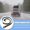 Outdoor Adjustable Luggage Belt Strap with Buckle Packing Rope (Army Green)
