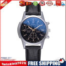Lvpai Quartz Watches Women Alligator Pattern Strap Wristwatch (Black Black)