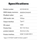 Jack 8K Dual HDMI Gigabit Ethernet USB Type-C Hub Docking Station For Laptop PC