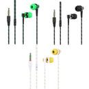 Bass Earpiece Wired Stereo 3.5mm Earbuds HiFi Headphone In-Ear Earphone