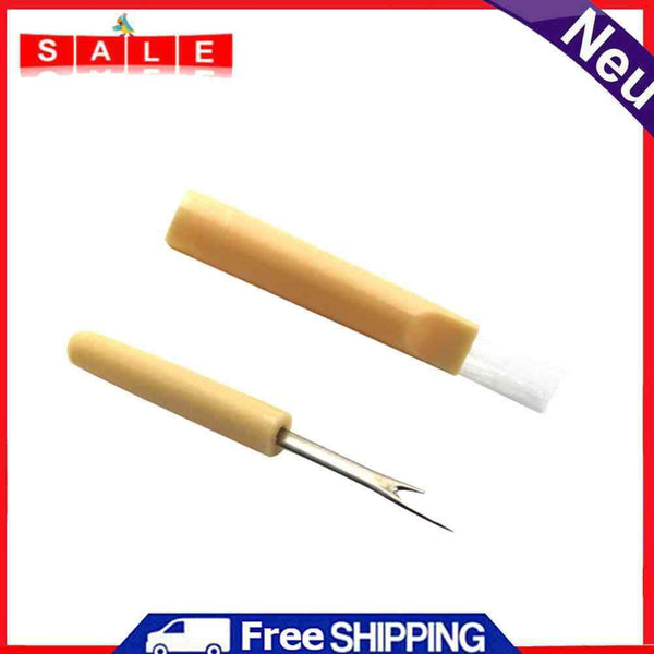 Stitch Needle Remover Thread Cutter Unpicker DIY Craft Seam Ripper with Brush