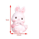 Desktop Rabbit Decoration Adorable Tabletop Cake Topper Easter Bunny Ornament