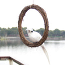 15cm Rattan Ring Artificial Flowers Dried Plants Garland DIY Floral Wreath Newly