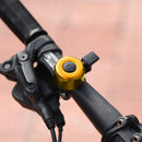 Bike Aluminum Alloy Mini Horn Bicycle Handlebar Alarm Ring Bell (Yellow) Newly