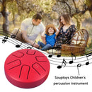 #A 6 Tone Mini Hand Pan Drums Portable 3.8 Inch Handheld Drum Funny with Drumsti