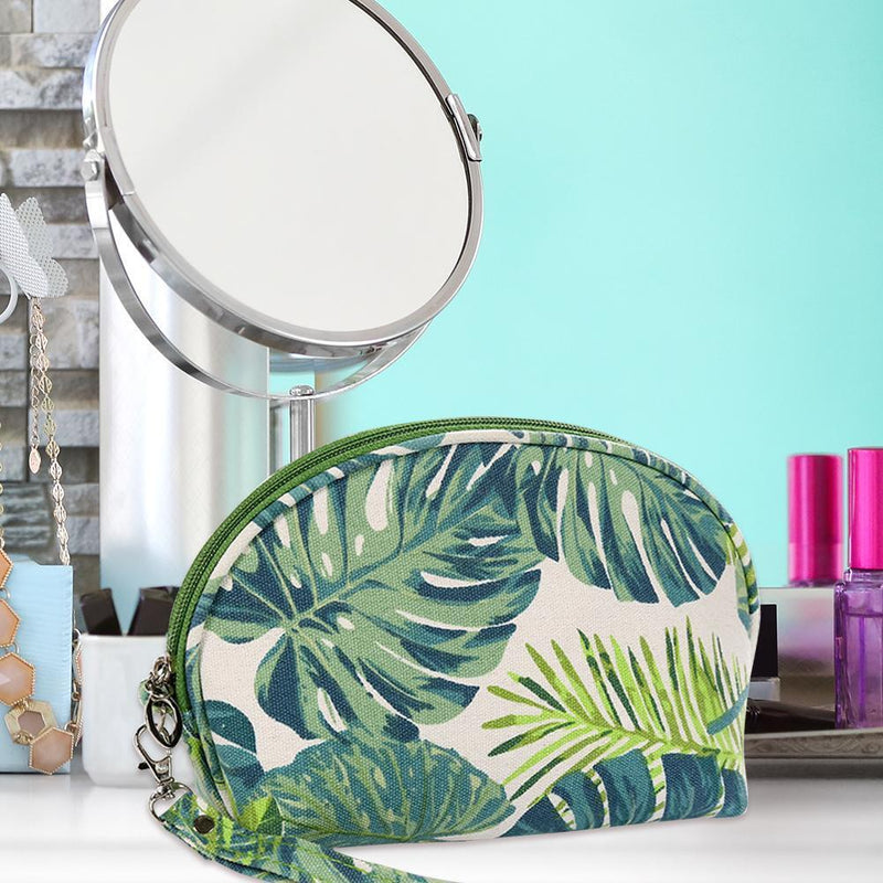 Print Cosmetic Bag Make Up Clutch Portable Travel Women Makeup Wash Storage B