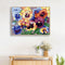 Oil Painting By Number Flowers Art Oil Digital Picture Home Wall Decor for Gi