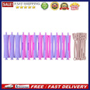 12pcs Perm Bar Rubber Band Hair Curler Hairdressing Tool(Random Color/7