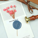 Wax Seal Stamp, Roman Alphabet Sealing Wax Brass Heads 30mm for Wedding (K)