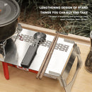 Stainless Camping Table Portable Outdoor Picnic BBQ Heat Insulation Folding Desk