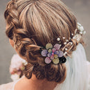 shape Dovetail Crystal Barrette Styling Tools Rhinestone Hairpin Hair Clips