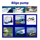 #A DC 12V 24V 1100GPH Marine Bilge Pump Waterproof Boat Submersible Pumps Access