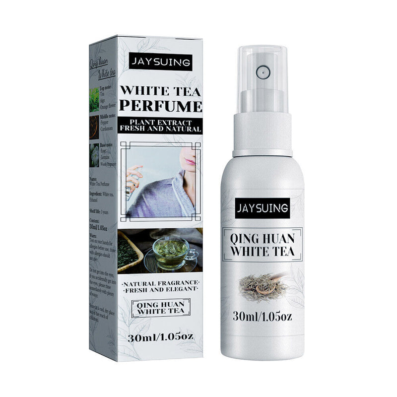30ml Perfume Spray Portable White Tea Button Long Lasting Aroma for Women Beauty