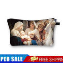 Virgin Mary Printed Hand Hold Travel Storage Cosmetic Bag Toiletry Bag