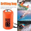 Waterproof Dry Bag Pack Sack Swimming Kayaking River Trekking (15L Orange) Newly