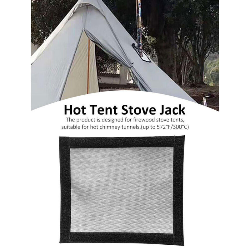Outdoor Camping Tent Fireproof Cloth Woodstove Chimney Vent Fire Resistant