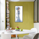 Blue Dress Beauty 5D DIY Full Round Diamond Painting Hanging Decor Picture Gifts