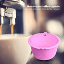 Stainless Steel Reusable Coffee Capsule Cup Filter for Dolce Gusto (Purple)