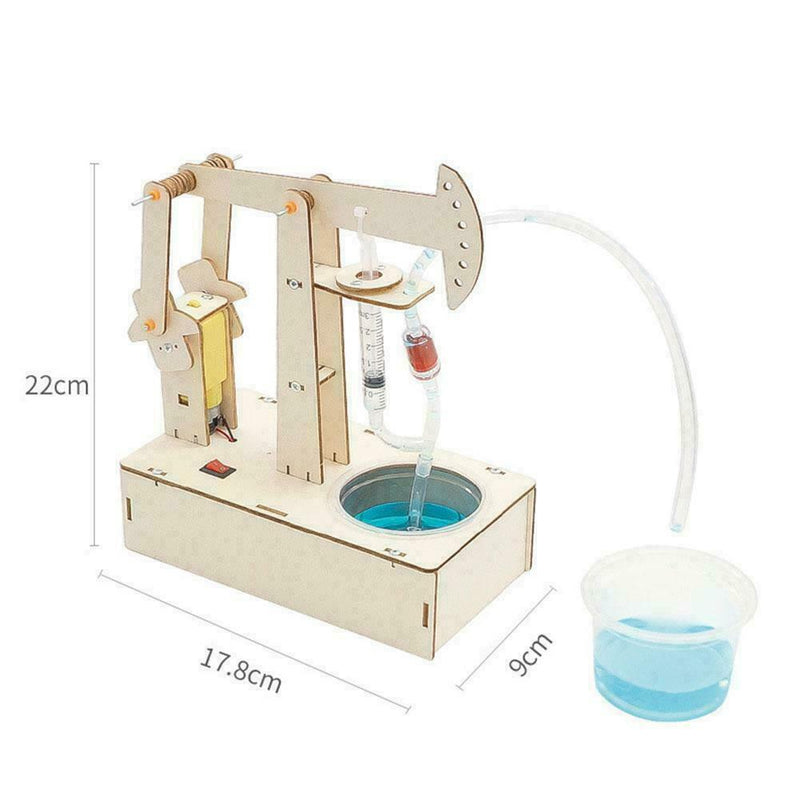 Handmade For kids diy technology pumping unit stem toys T4E3 science U H7A1