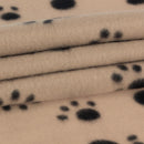 Hot Dog Cat Paw Print Handmade Pet Soft Cotton Warm Fleece Hau