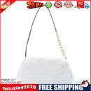 Fashion Plush Top-handle Handbags Women Animal Pattern Shoulder Bags (3)