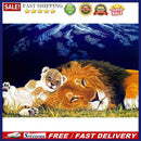 1000pcs Lion Cat Paper Puzzles Toys Kids Adults Educational Jigsaw Picture